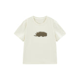 Women's Animal Embroidery T-Shirt